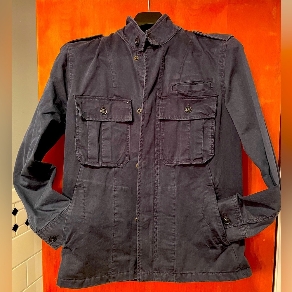 Old Navy military distressed jacket